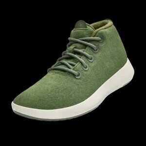 Allbirds Womens Green Wool Runner-up Mizzles High Top Sneakers  Sz 10